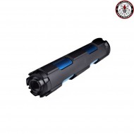 Silenziatore Goms Mk6 14mm Ccw Black/blue G&g (gg-01057) Silenziatore Goms Mk6 14mm Ccw Black/blue G&g (gg-01057)