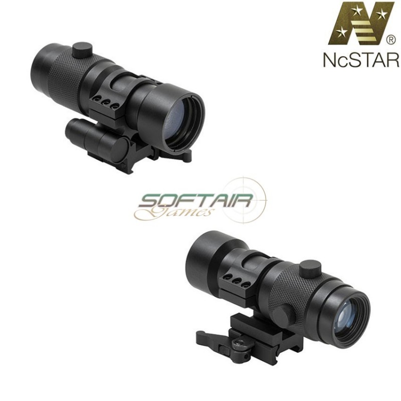 Magnifier 3x W/flip To Side Qr Mount Black Nc Star (ncs-smag3xflp)