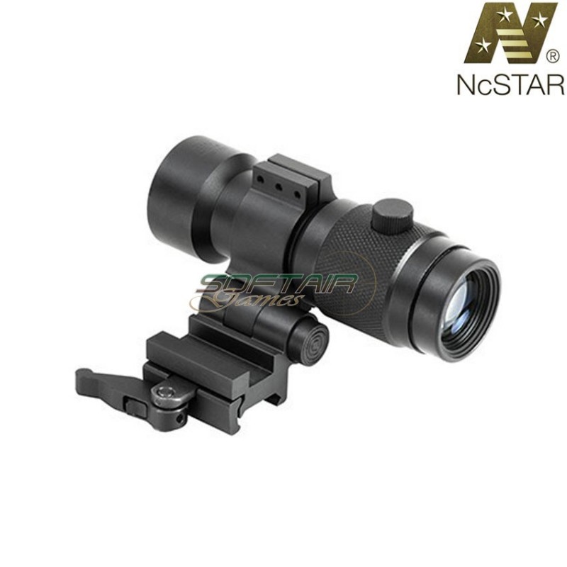 Magnifier 3x W/flip To Side Qr Mount Black Nc Star (ncs-smag3xflp)