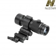 Magnifier 3x W/flip To Side Qr Mount Black Nc Star (ncs-smag3xflp)