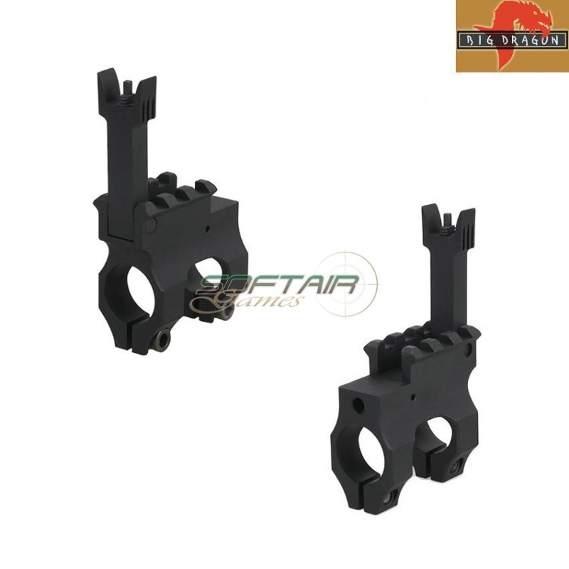 Front Folding Sight Black Vltor Style Big Dragon (bd0325)