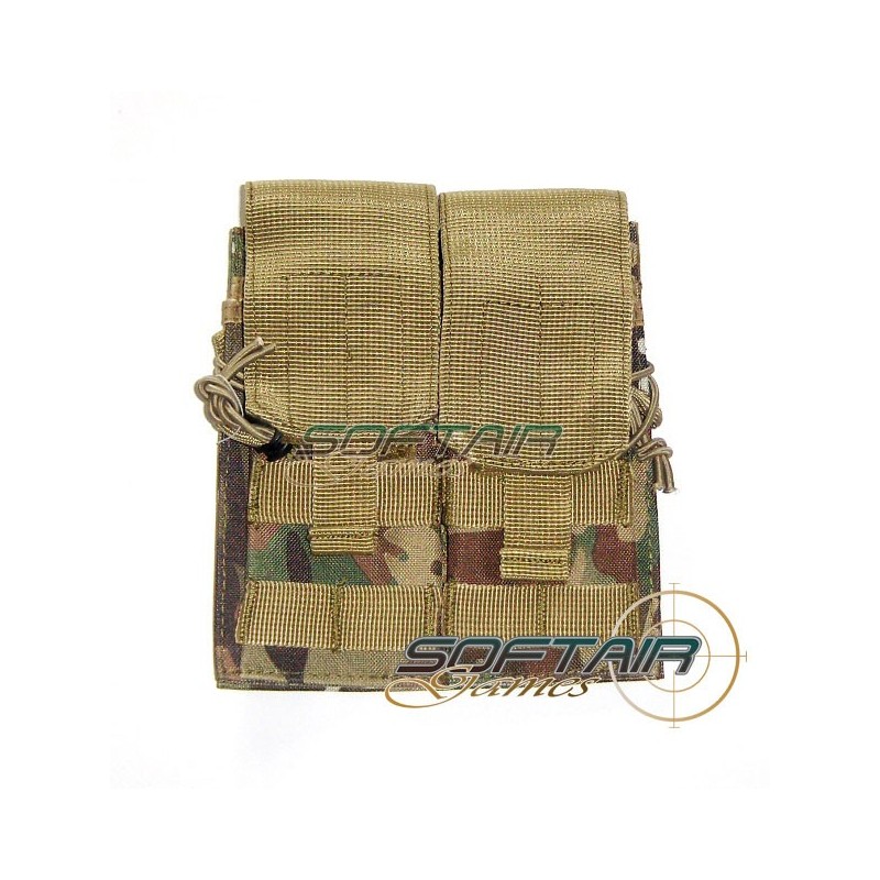 Tasca Porta Caricatore Rapida Doppia M4/m16 Multicam Marca 101inc  (cod.352070mul)