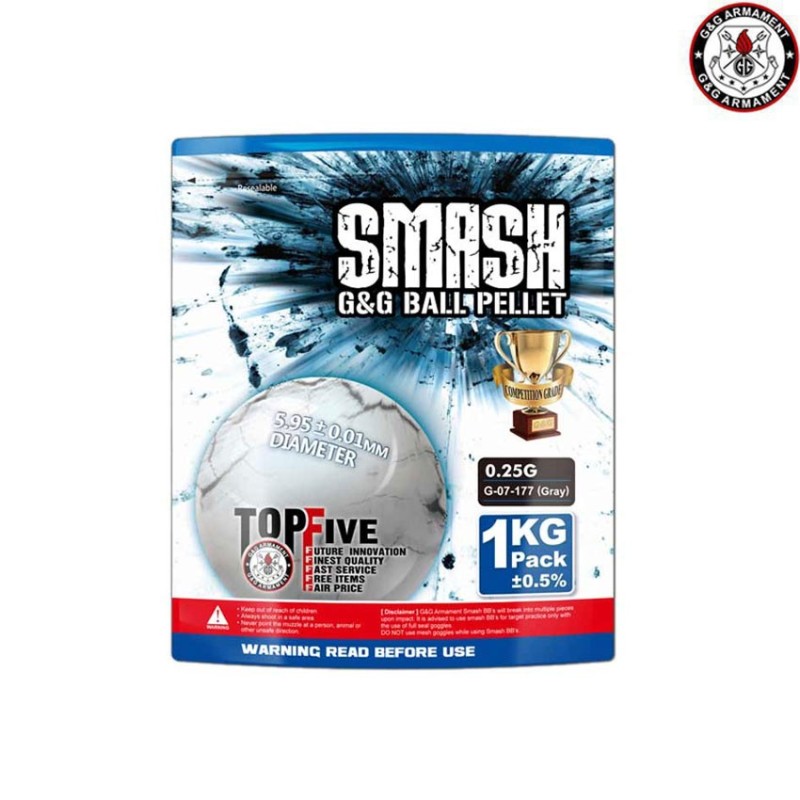 Pallini Smash Grey 0.25gr G&g (gg-07177) Pallini Smash Grey 0.25gr G&g (gg-07177)