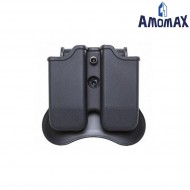 Porta Caricatore Pistola Doppio Glock Black Amomax (am-150c79001)