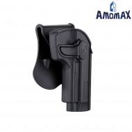Rigid Holster Black For Pistol Beretta 92/92fs Amomax (am-27397) Rigid Holster Black For Pistol Beretta 92/92fs Amomax (am-27397)