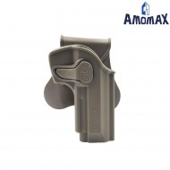 Rigid Holster Flat Dark Earth For Pistol Beretta 92/92fs Amomax (am-27398)