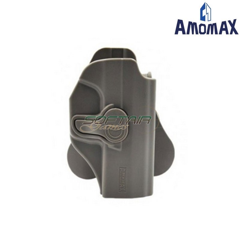 Fondina Rigida Flat Dark Earth Per Pistola Walther P99 Qa Amomax (am-150c78036)