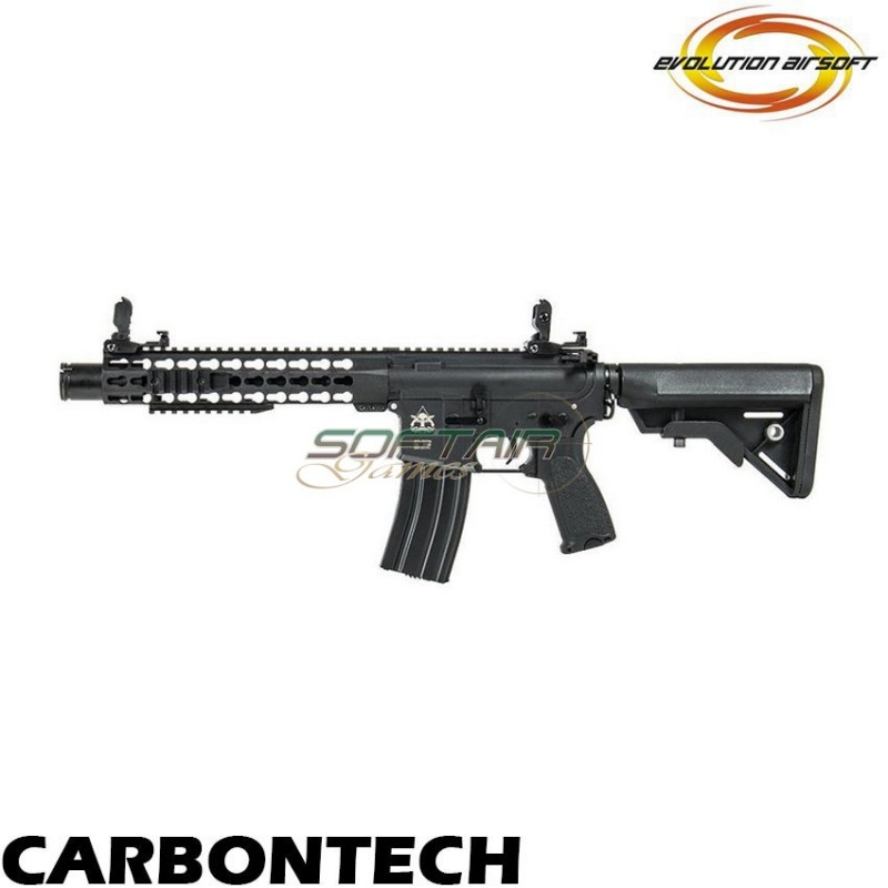 Electric Rifle Carbontech Series M4 Amplified 10" Black Evolution Airsoft (ea-ec21ar) Electric Rifle Carbontech Series M4 Amplified 10" Black Evolution Airsoft (ea-ec21ar)