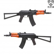 Electric Rifle Ebb Ak74u Full Metal & Real Wood Aps (aps-ask205)