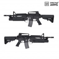 Fucile Elettrico M4a1 Full Metal C/lancia Granate Enter & Convert™ System Specna Arms® (spe-sa-g01-bk) Fucile Elettrico M4a1 Full Metal C/lancia Granate Enter & Convert™ System Specna Arms® (spe-sa-g01-bk)