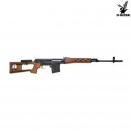 Spring Rifle Dragunov Svd Wood Bolt Action Js Tactical (701bw)