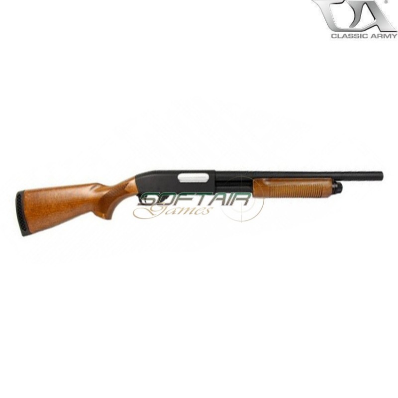 Fucile A Molla Pompa M870 Police Wood Classic Army (ca-s012w)
