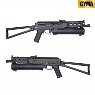 Electric Rifle Pp-19 Bizon Black Full Metal Cyma (cm-cm058) Electric Rifle Pp-19 Bizon Black Full Metal Cyma (cm-cm058)
