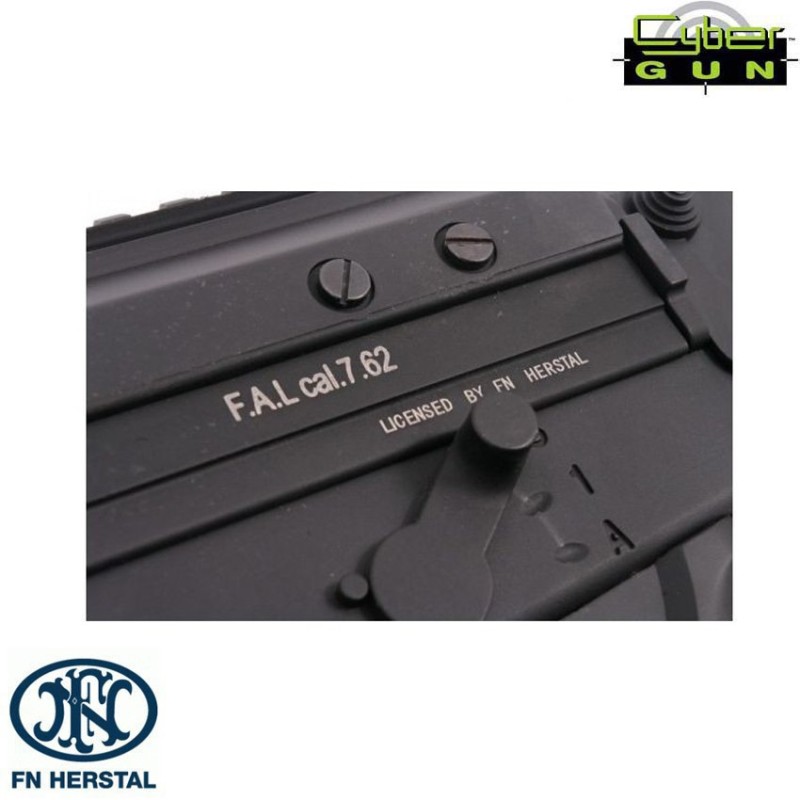 Electric Rifle Ebb Fal Full Metal Black Fn Herstal Cybergun (200929)