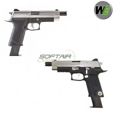 Gas Gbb Pistol P226 Virus Special Custom Full Metal Bk/sv We (we-virus-bk-sv)
