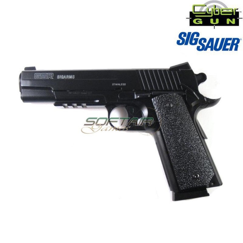 Pistola A Co2 Sig Sauer Gsr 1911 Full Metal Black Cybergun (280302) Pistola A Co2 Sig Sauer Gsr 1911 Full Metal Black Cybergun (280302)