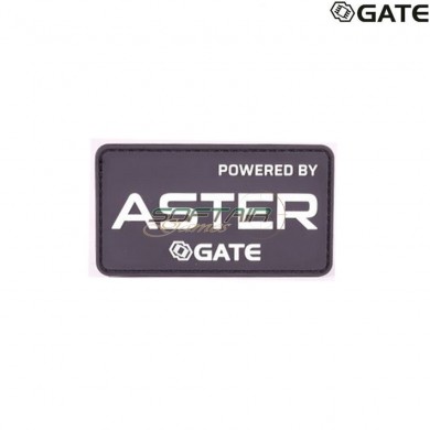 Patch 3d Pvc Black Aster Gate (gate-ast-p1)