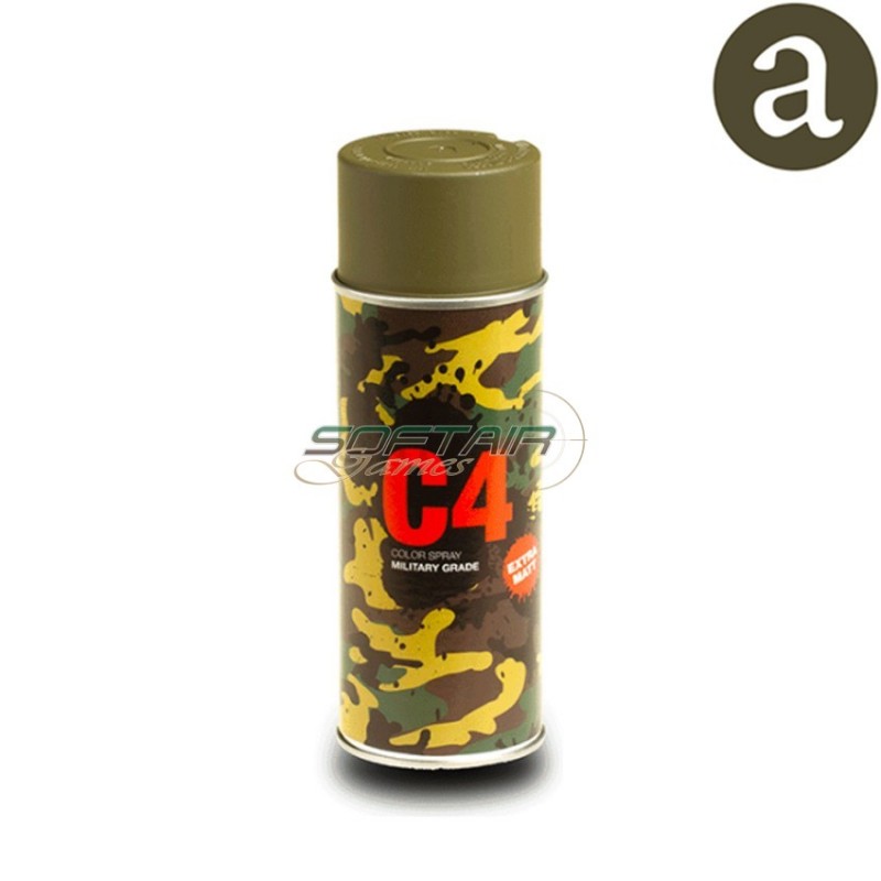 Color Spray C4 Mil Grade Ral6040 Armamat (aat-ral6040)