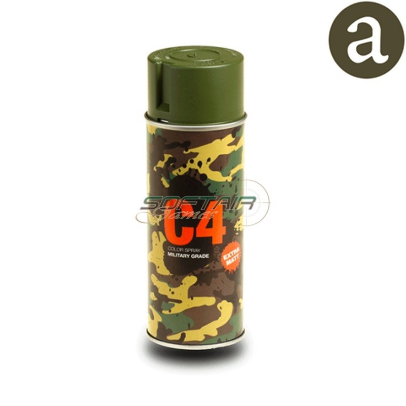 Color Spray C4 Mil Grade Ral6003 Armamat (aat-ral6003)