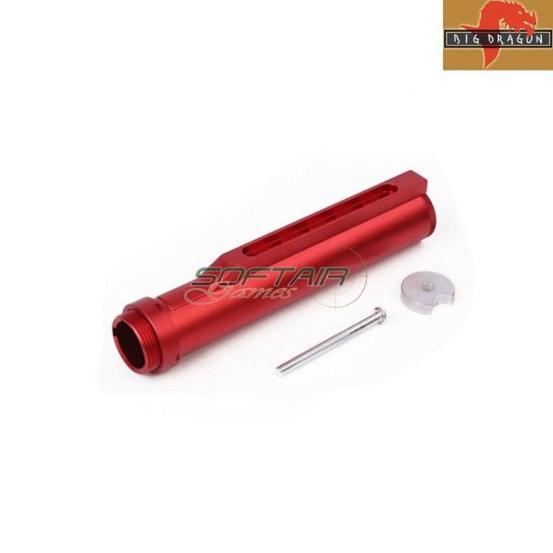 Aluminum Red Stock Tube For M4/m16 Big Dragon (bd0220b) Aluminum Red Stock Tube For M4/m16 Big Dragon (bd0220b)