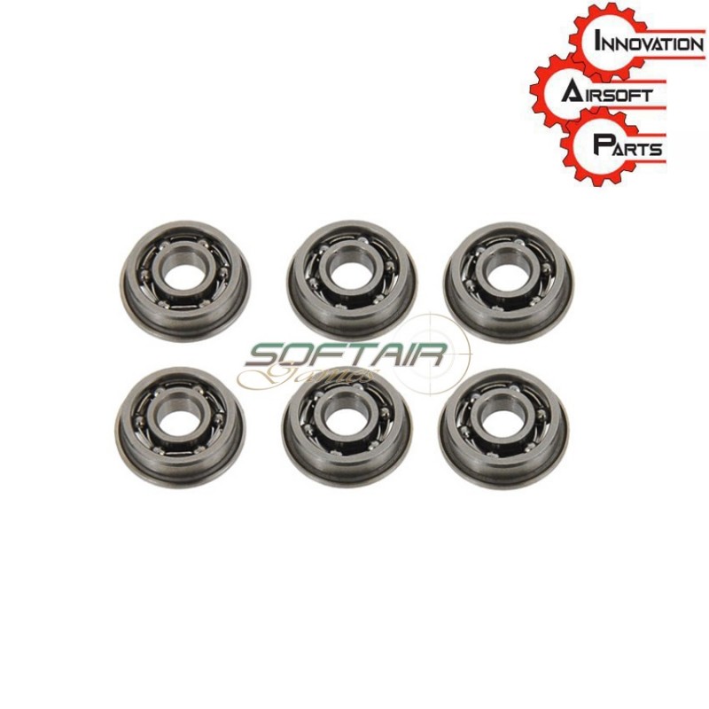 Set Boccole Cuscinettate Acciaio 8mm Cnc Innovation Airsoft Parts (iap-5)
