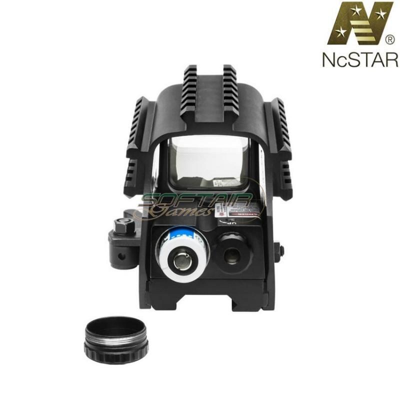 Tri-rail Armored Green Dot Con Laser Rosso & Qd Mount Nc Star (ncs-000176)