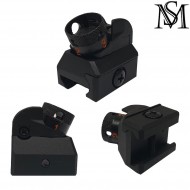Tacca Di Mira Posteriore Black Hk416 Type Milsim Series (ms-44-bk)