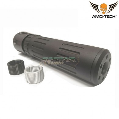 Silencer Dual Use 14x1 Cw/ccw Black 150mm Amo-tech® (amt-81-bk)