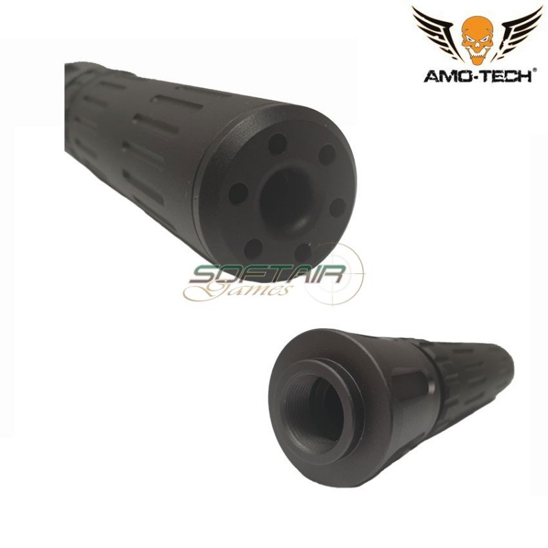 Silencer Dual Use 14x1 Cw/ccw Black 150mm Amo-tech® (amt-81-bk) Silencer Dual Use 14x1 Cw/ccw Black 150mm Amo-tech® (amt-81-bk)
