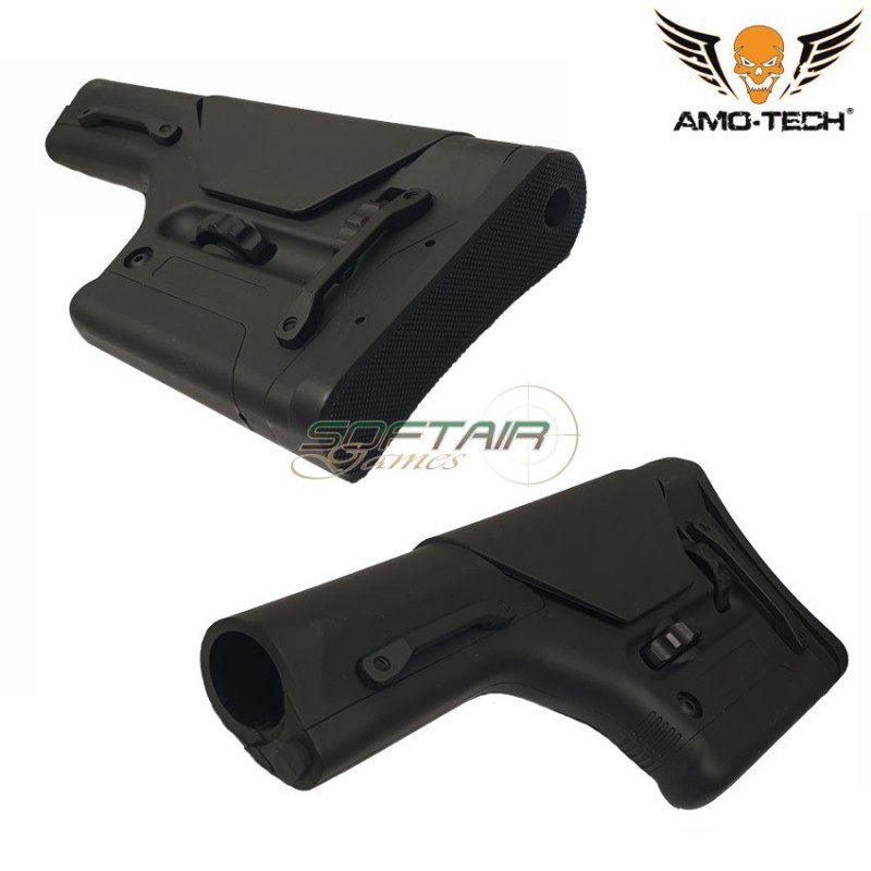 Stock Dmr Sniper Black Amo-tech® (amt-84-bk)