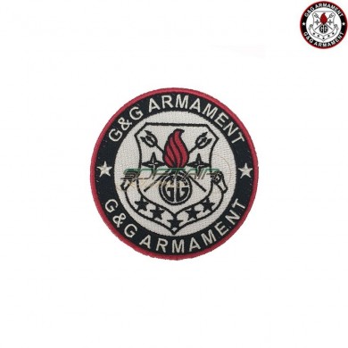Patch Embroidered Logo Round Color G&g (gg-patch-10)
