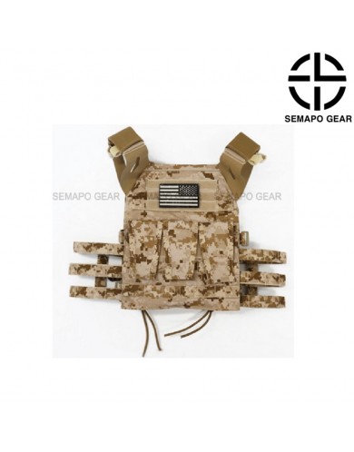 Plate Carrier Vest Aor1 Njpc Semapo Gear (sem-njpc-aor1) - Softair