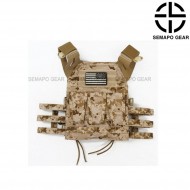 Plate Carrier Vest Aor1 Njpc Semapo Gear (sem-njpc-aor1
