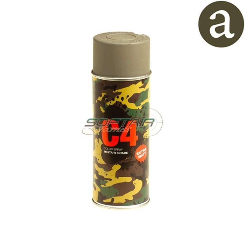 Color Spray C4 Mil Grade Flat Dark Earth Armamat (aat-fde)