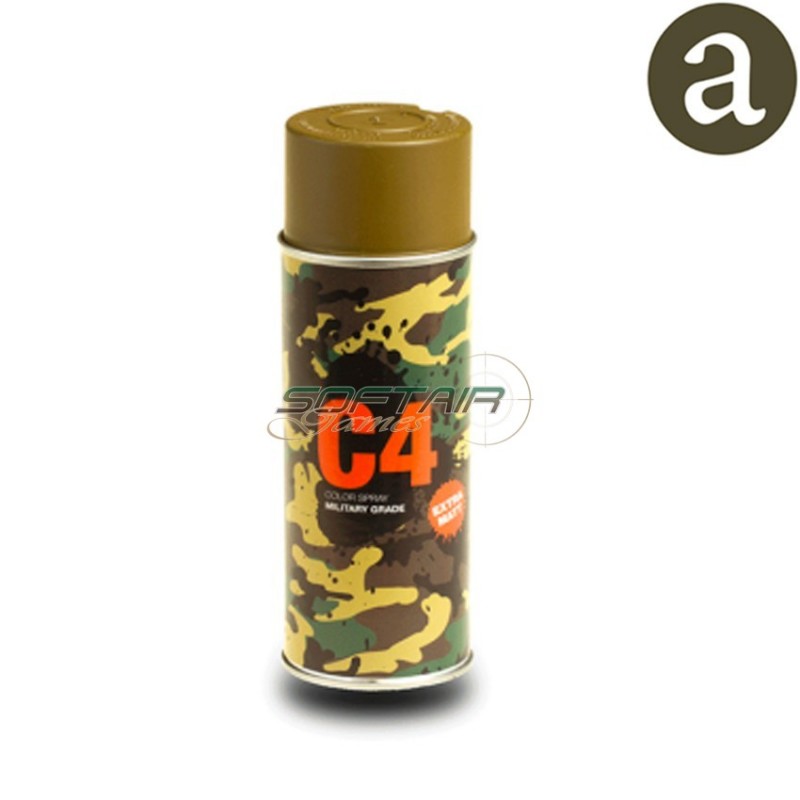 Color Spray C4 Mil Grade Coyote Armamat (aat-coy)