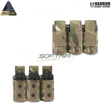 Tasca Tripla 40mm Granata/piccola Flashbang Multicam® Warrior Assault Systems (w-eo-t40gp-mc)