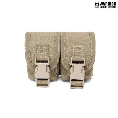 Double Smoke Grenade Pouch Gen.1 Coyote Tan Warrior Assault Systems (w-eo-dfgp-ct)