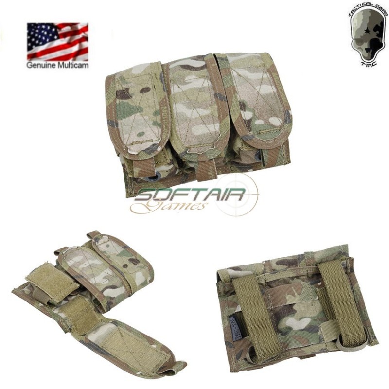 Triple Pouch 40mm Grenade 2017 Version Multicam® Genuine Usa Tmc (tmc-2761-mc)