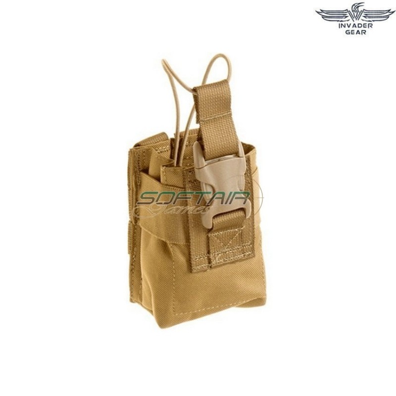 Radio Pouch Coyote Invader Gear (ig-16632)