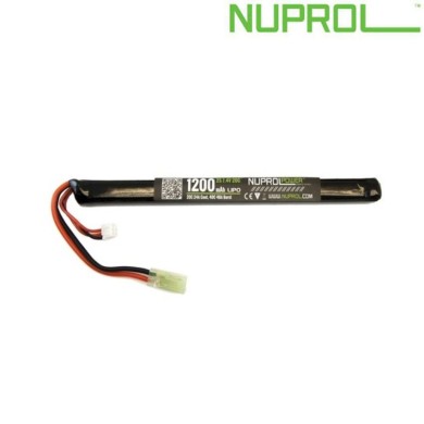 Batteria Lipo 1200mah 7.4v 20c Nuprol (nu-7.4x1200-ss)