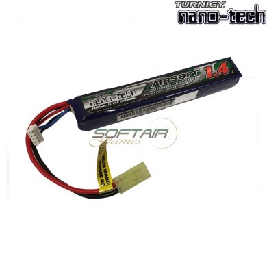 Lipo Battery Connector Tamiya 1400mah 11.1v 15~25c Turnigy Nano-tech (1240)