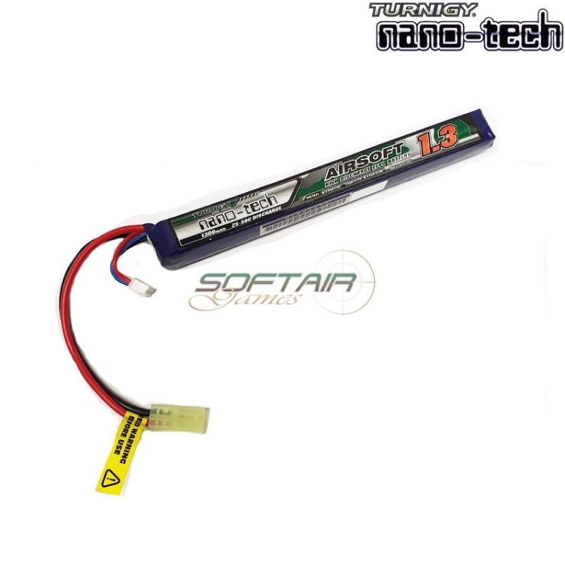Batteria Lipo Connettore Tamiya 1300mah 11.1v 25~50c Turnigy Nano-tech (1245) Batteria Lipo Connettore Tamiya 1300mah 11.1v 25~50c Turnigy Nano-tech (1245)