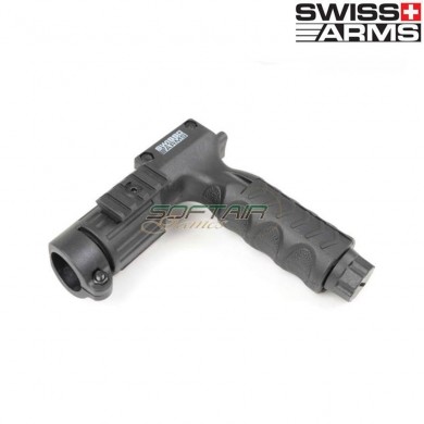 Black Vertical Grip Handle With Swiss Arms Torch Housing (263905)