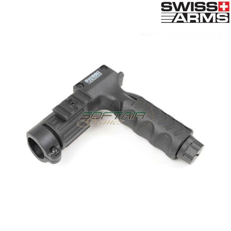 Maniglione Black Vertical Grip Con Alloggio Torcia Swiss Arms (263905)