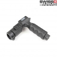Maniglione Black Vertical Grip Con Alloggio Torcia Swiss Arms (263905) Maniglione Black Vertical Grip Con Alloggio Torcia Swiss Arms (263905)