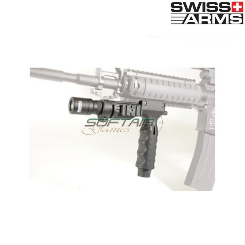 Maniglione Black Vertical Grip Con Alloggio Torcia Swiss Arms (263905)