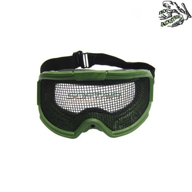 Green Snow Mask With Net Frog Industries® (fi-6058-v)