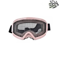 Maschera Snow Tan Con Rete Frog Industries® (fi-6058-t) Maschera Snow Tan Con Rete Frog Industries® (fi-6058-t)