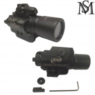 Flashlight/laser X400 Led Tactical Black Milsim Series (ms-49-bk)