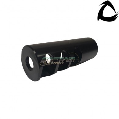 Flash Hider Type A Srsm2 Black For Ak74 Core Airsoft Italy (cai-srsm2-a)